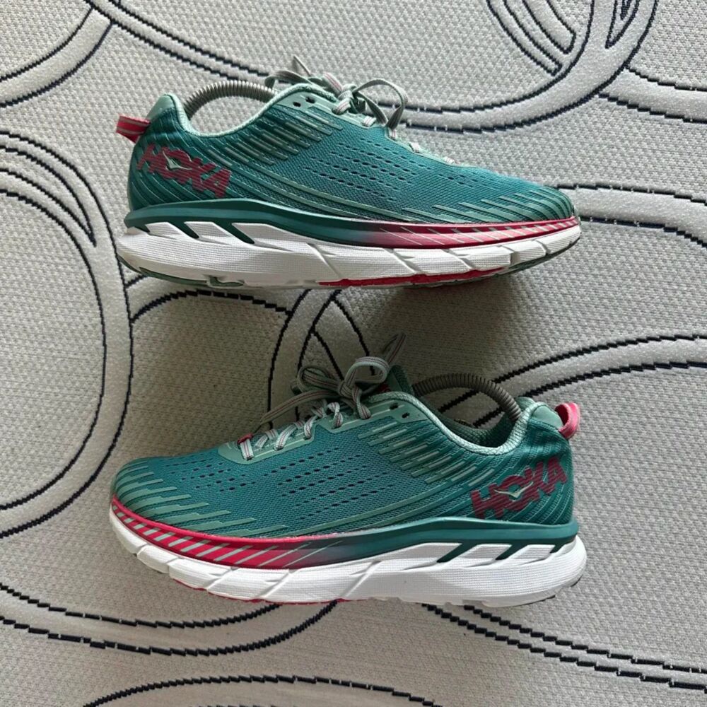 Hoka One One W Clifton 5 1093756 GSCN Running Sneakers Size 9 Women's
